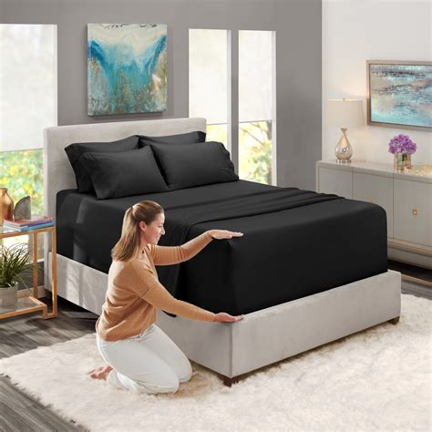 nestl hotel luxury soft microfiber extra deep pocket  piece bed sheets