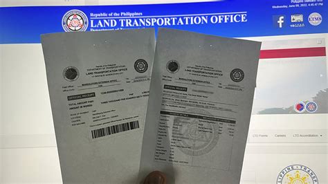 lto      official receipts