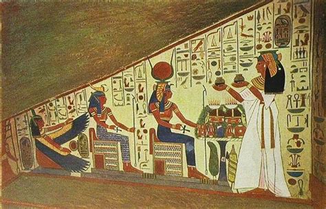 Mural In Queen Nefertari S Tomb Ancient Egypt History