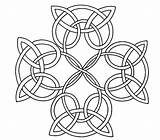 Celtic Pages Coloring Cross Knot Draw Cornish Drawing Color sketch template