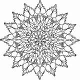 Mandala Dover Doverpublications Kaleidoscope sketch template