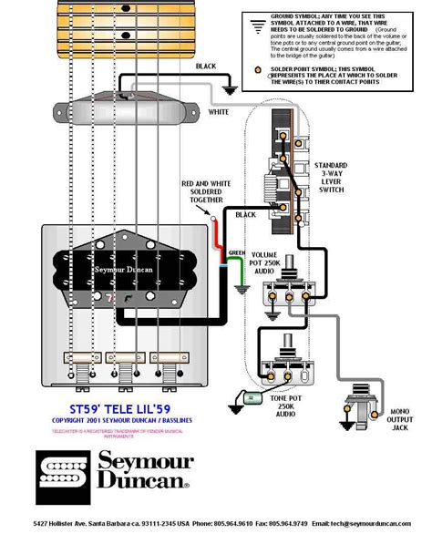 seymour duncan hot rails bridge pickup wiring diagram wiring diagram pictures