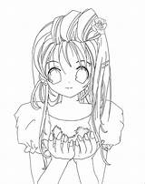 Coloring Pages Neko Getcolorings Anime Girl Fresh sketch template