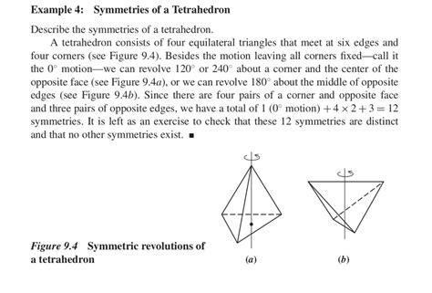 solved   symmetries   tetrahedrorn describe  cheggcom