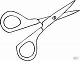 Scissors Coloring Pages School Clipart Supplies Drawing Printable Line Color Clip Supercoloring Cartoon Outline Drawings Cliparts Categories Classroom Use Objects sketch template