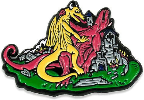 Dragons Having Sex Funny Enamel Lapel Pin By K Todd Designs Free Nude