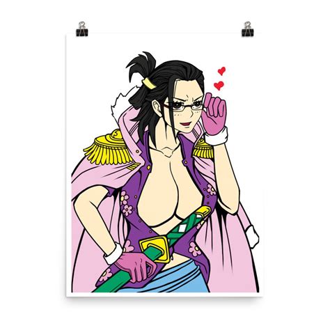 Tashigi One Piece Anime Poster Marinesstraw Hatsluffy Etsy