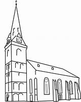 Kerk Tekening Enschede Gebouw Kerken Protestantse sketch template