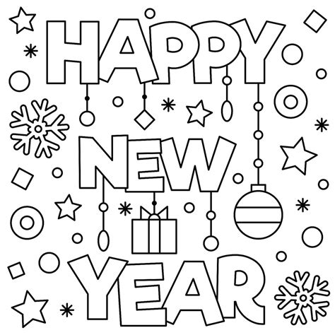 year coloring  printable coloring sheets  coloring home