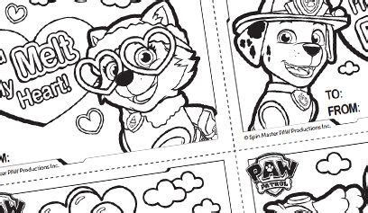 valentine coloring pages paw patrol tripafethna