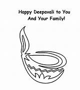 Coloring Happy Diwali Family Pages Netart Choose Board sketch template