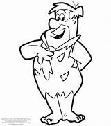 Flintstone Flintstones Fred Barney Pebbles Coloringhome Rubble Wilma Colouring sketch template