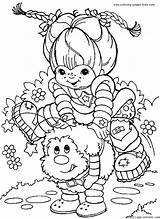 Coloring Pages Rainbow Bright Brite Kids Printable Color Sheets Cartoons Cartoon Colouring Online Disney Twink Cute Books Girls Characters Character sketch template