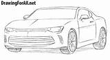 Camaro Zl1 Carros Carro Drawingforall Coches Automobil Dodge Bleistift Daytona Impala sketch template
