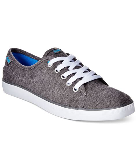 keds womens coursa lace  sneakers  gray charcoal lyst
