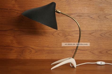 tischlampe louis kalff lampe er er jahre  lamp