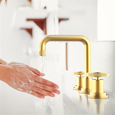 aquacubic luxury deck mounted industrial bathroom faucet for 3 holes 8