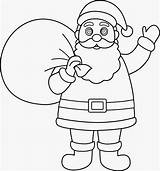 Santa Claus Coloring Christmas Drawing Pages Clipart Printable Outline Line Sketch Template Clip Colouring Face Pencil Drawings Easy Cliparts Simple sketch template