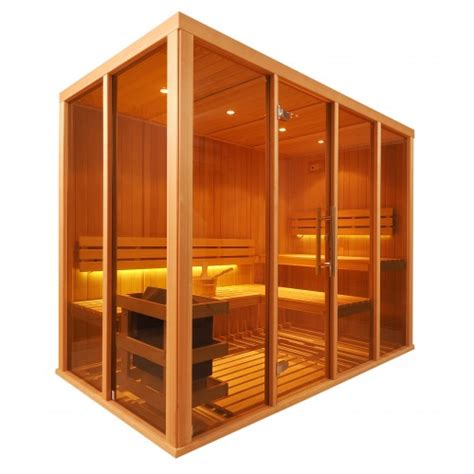 v2040 vision finnish sauna cabin vision glass and hemlock saunas home saunas finnish saunas