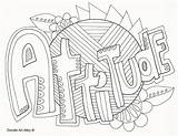 Coloring Pages Attitude Mine Light Little Doodles Popular sketch template