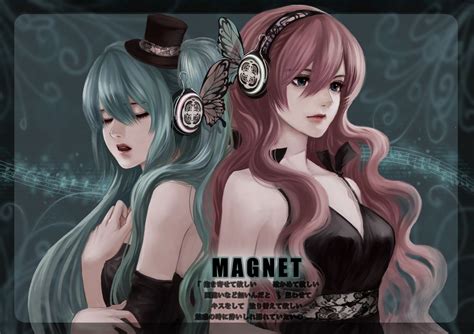 Hatsune Miku Headphones Magnet Vocaloid Megurine Luka Red Lady
