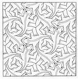 Escher Tessellation Parkettierung Malvorlagen Sketchite Grundschule Illusioni Tessellations Albero Ulisse Ottiche Salvato Bukaninfo Borop Uccelli Cibo Elementare статьи источник sketch template