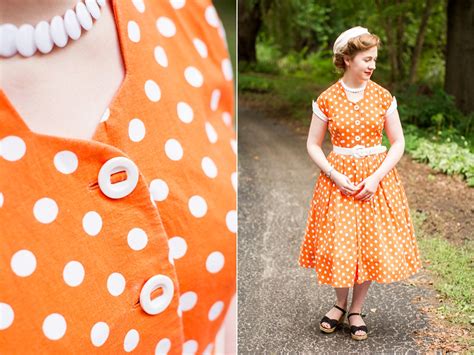 Mode De Lis The Year Of The Polka Dots · Orange