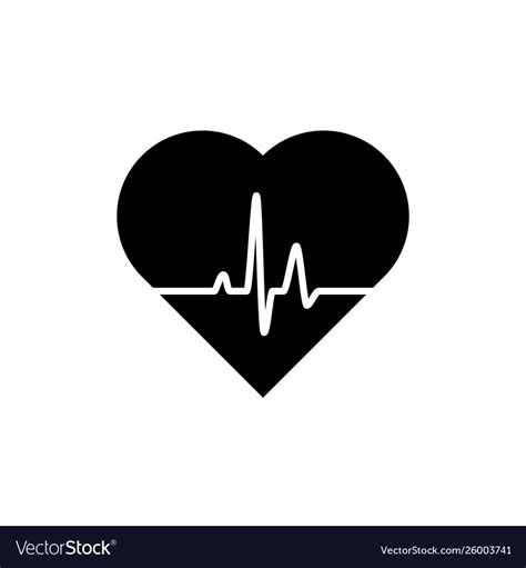 heart icon human health royalty  vector image