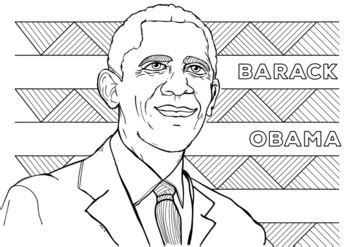 printable coloring pages  barack obama