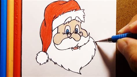 como desenhar e pintar o papai noel 🎅 papá noel santa