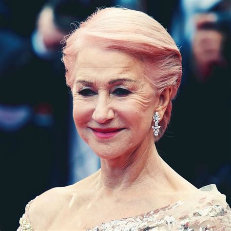 Helen Mirren Has Pink Hair At Cannes