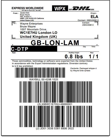 woocommerce dhl express shipping return label texture graphic design printing labels zine