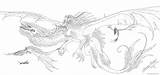 Lineart Dragonrider Deviantart Favourites Add sketch template