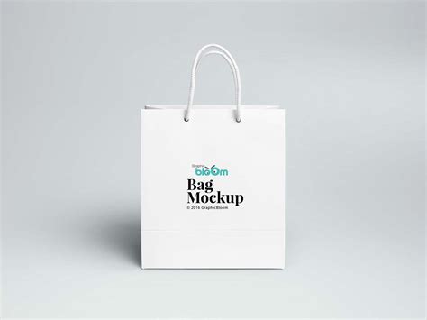 shopping paper bag mockup  mockup world