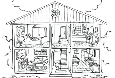 barbie dreamhouse coloring pages house colouring pages coloring
