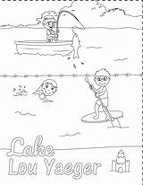 Yaeger Lake sketch template