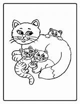 Coloring Cute Pages Kitten Kittens Getdrawings sketch template