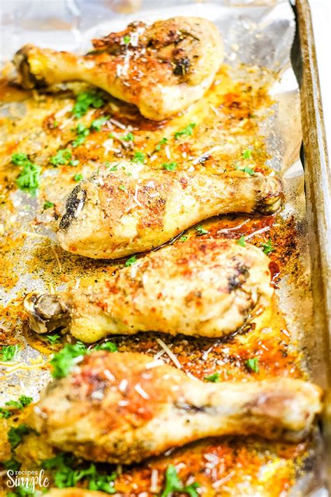 baked parmesan chicken legs recipes simple