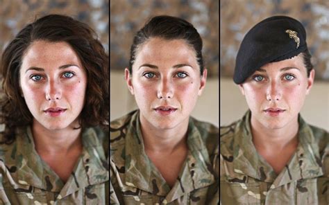 women in the british army in afghanistan photographed by