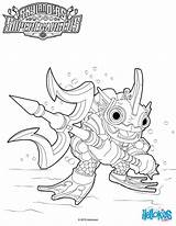 Grunt Gill Coloring Pages Skylanders Hellokids Superchargers Print Color Online sketch template