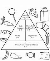 Pyramid sketch template