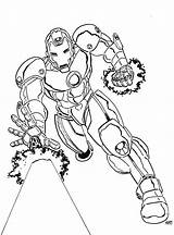 Ironman Mewarnai Moran Mike Fight Marvel sketch template