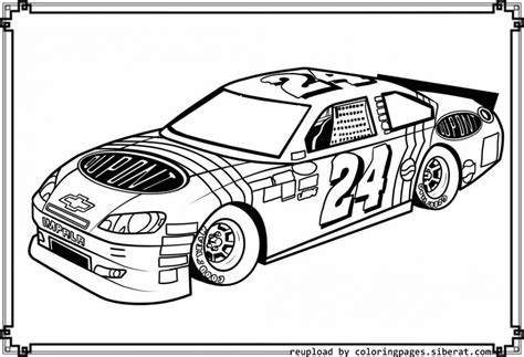 nascar coloring pages  kids