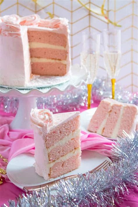 pink champagne cake recipe queenslee appetit