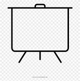 Easel Clipart Coloring Pinclipart sketch template