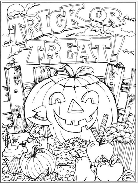 pin  halloween coloring pages