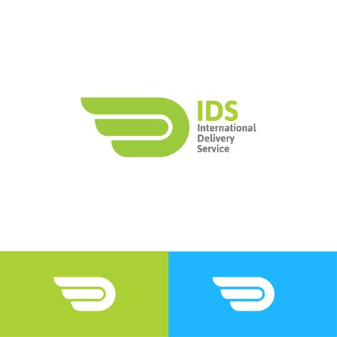 modern bold freight forwarding logo design  ids international delivery service  alan