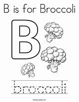 Broccoli Coloring Pages Twistynoodle Noodle Tracing Food Worksheets Favorites Login Add sketch template
