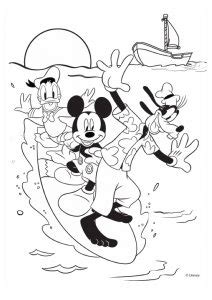 printable mickey mouse coloring pages  toddlers print color craft