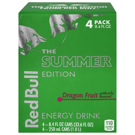 save on red bull summer edition energy drink dragon fruit 4 pk order